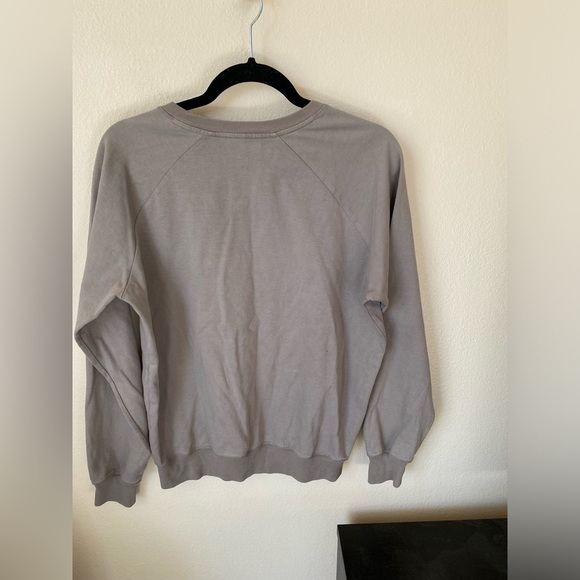 A.P.C. Women’s Taupe Pullover Cotten Sweatshirt Size M Loungewear Athleisure - Picture 2 of 7